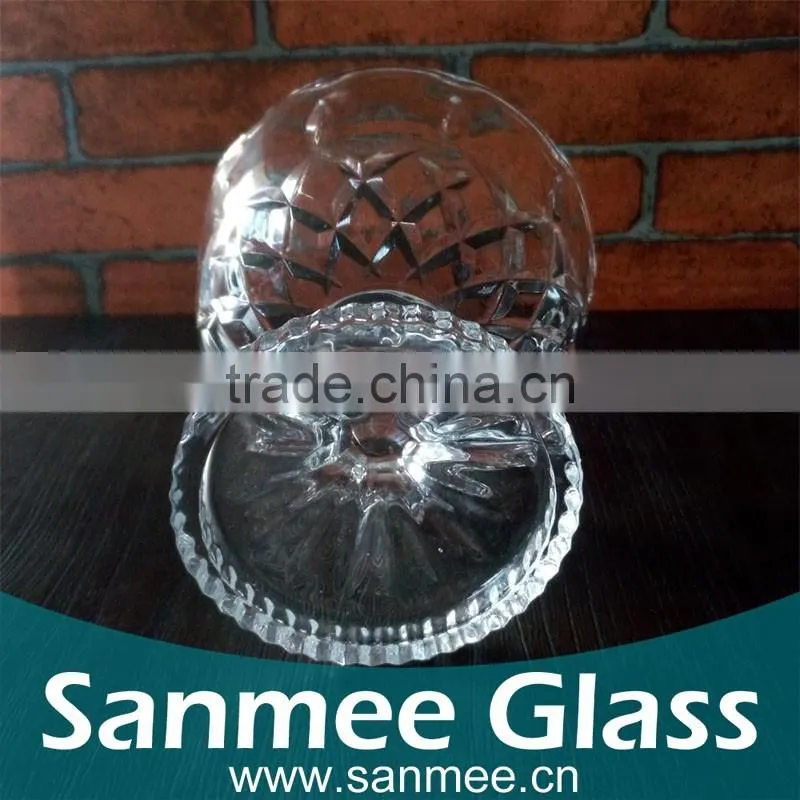 Beautiful Flower Shape Crystal Glass Candy Bowl/Ice Cream Bowls