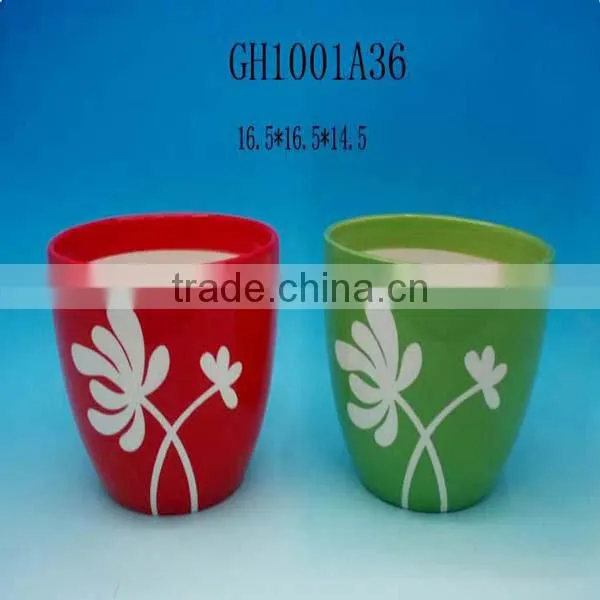 Factory price clay craft flower pots wholesale