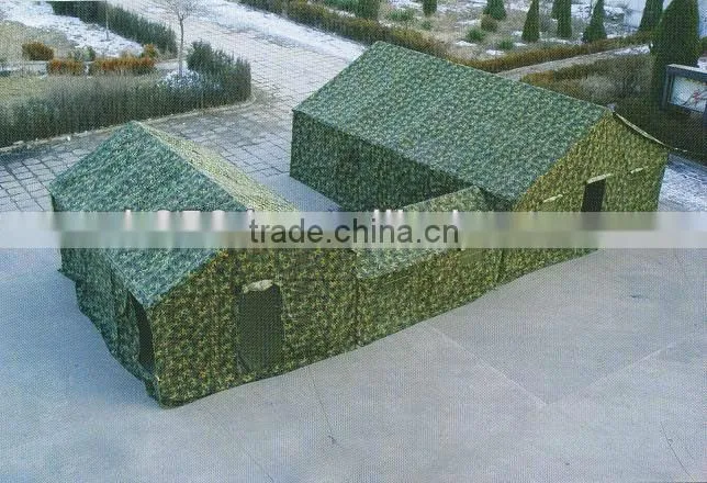 kitchen work and dining-hall combination tent