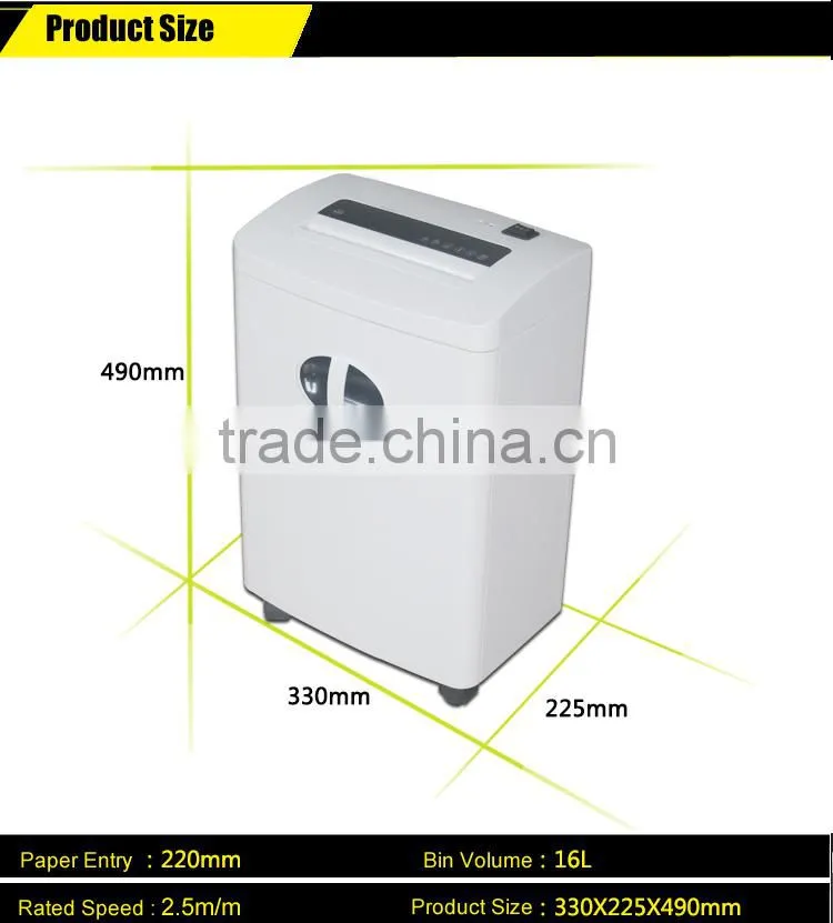 JP-2106M small and smart for office and home shredder machine