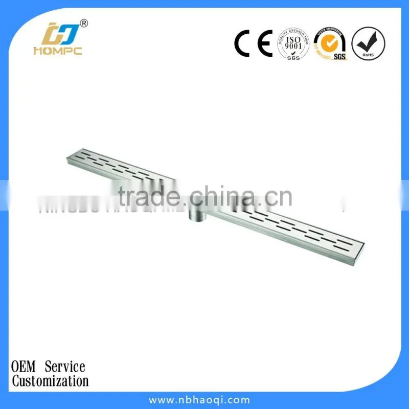 bathroom accessories manufacturer long floor drain shower drain