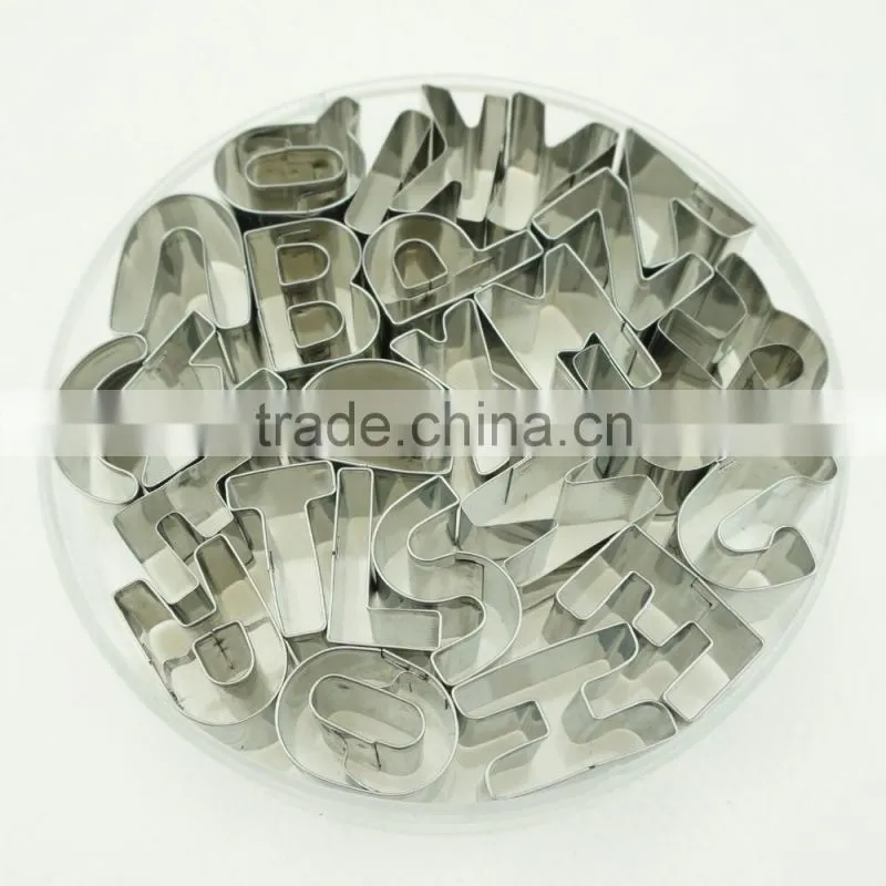 47035 26 English Letter Shape Cake cookie cutter ,fondant cake decorating tools