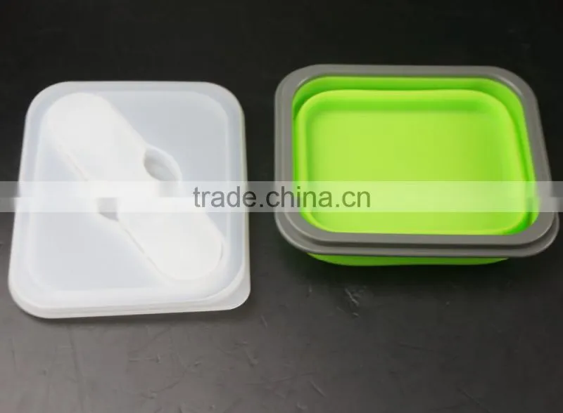 16130 Collapsible Silicone Kids Food Storage box