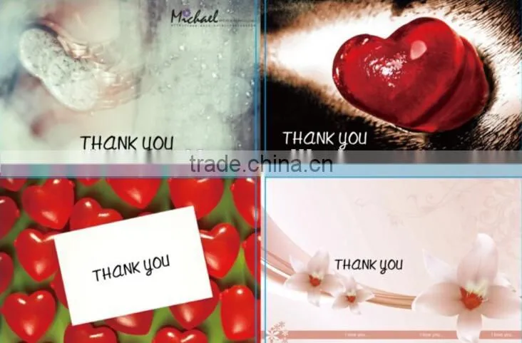 Full Color Printing Handmade Card Birthday Greeting Cards Message Card