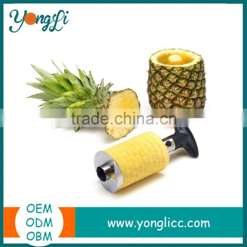 Hot Selling Kitchen Gadgets Stainless Steel Pineapple Slicer and Corer
