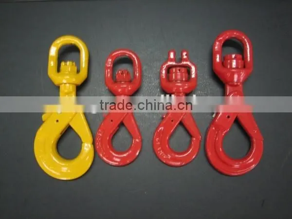 2015 Reliable g80 Rigging European forged self locking swivel safety hook