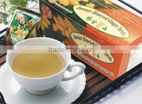 Hot Sale Instant Honey Ginger Tea Granules, Ginger Bag Tea, Instant Honeyed Ginger Aloe Drink