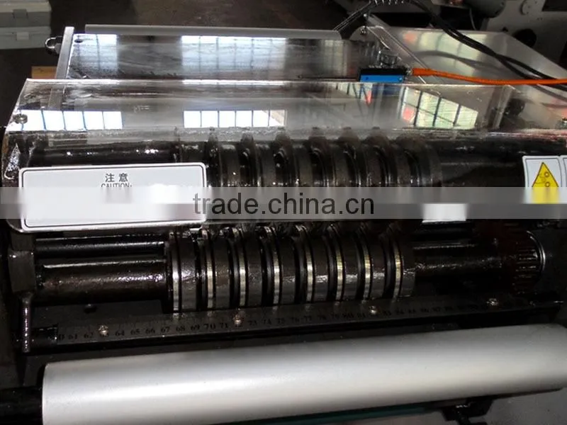 DK-450 model self adhesive label slitter rewinder machine