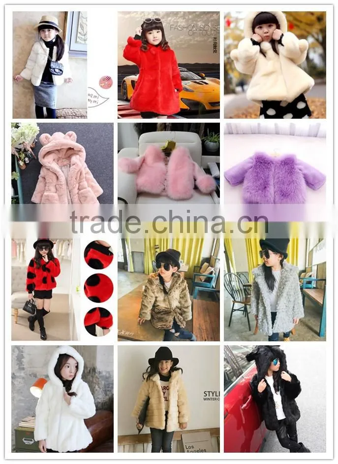 Girls Faux Fur Vest European Style Kids Fashion Waistcoat 2-10 Years Winter Warm Jacket Children Soft Outwear New Arrival