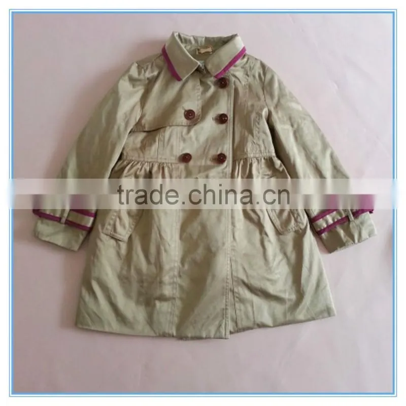Newest Design Children Girls Autumn and Winter Coat, Children Outwear Coats, Kids Clothing, Long Coat for Children Grils