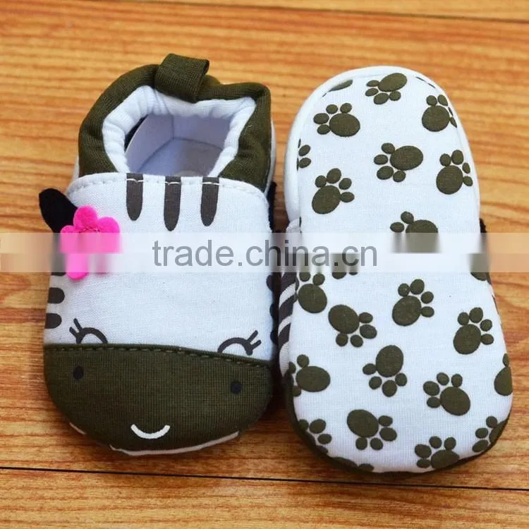 Cute smiling cat printed Baby shoes
