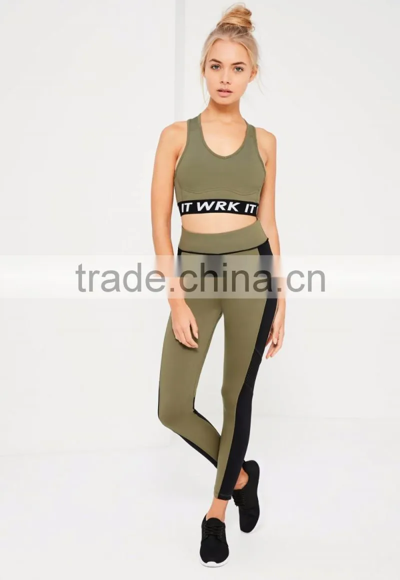 Lady's Fashion Design Sportswear Leggings Wholesale Yoga Pants Leggings