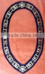 masonic regalia shrine chain collar two symbols