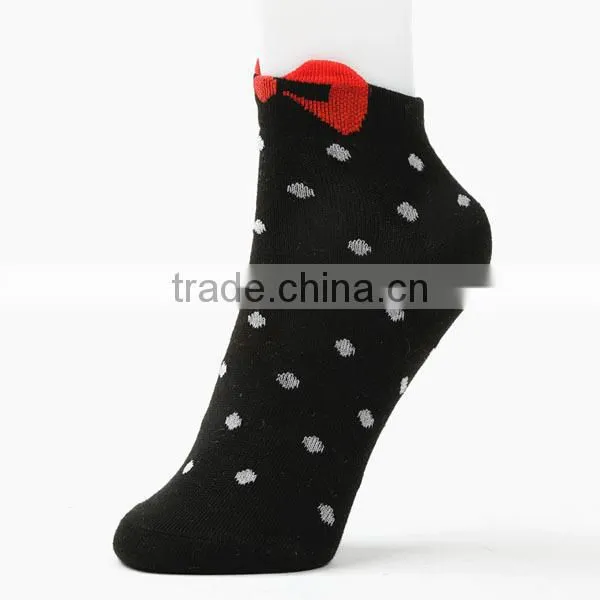 fashion cotton pretty bowknot women socks