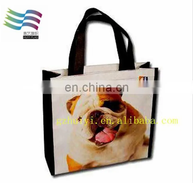 Handle Recycle Custom Woven shopping Bag TRADE ASSURANCE SUPPLIER