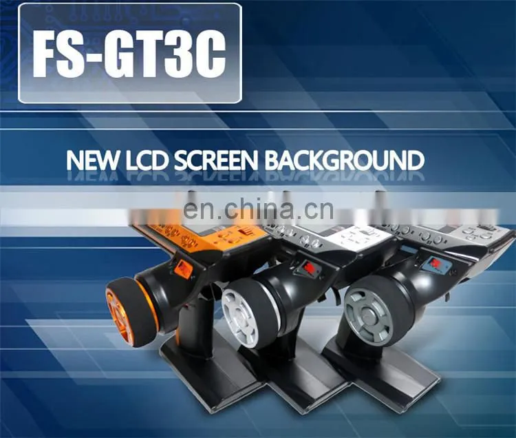 Flysky New FS-GT3C 2.4G 3CH Gun RC System Transmitter/Controller Receiver FS-GT3C