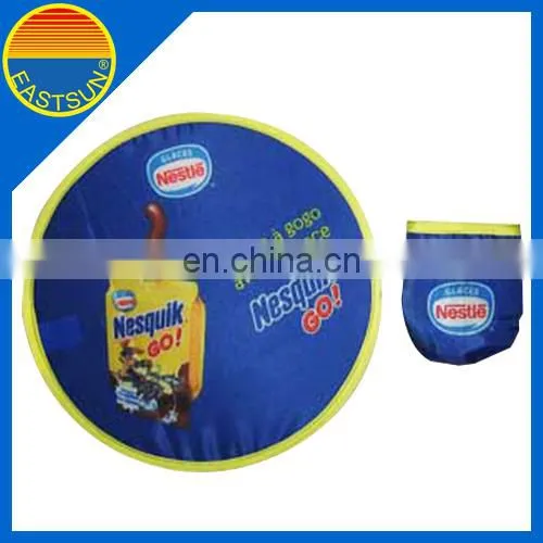 Cheap price collapsible frisbee with small pouch