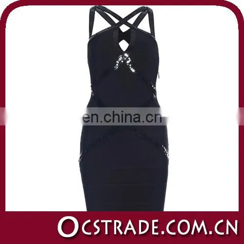 2014 wholesale cut out cutwork embroidery dress