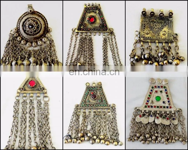 Afghan Silver Kuchi Bracelet -Ethnic Tribal Jewelry -Afghan Jewelry -Uzbek Turkoman Jewelry - Carnelian Stone Rings And Bracelet