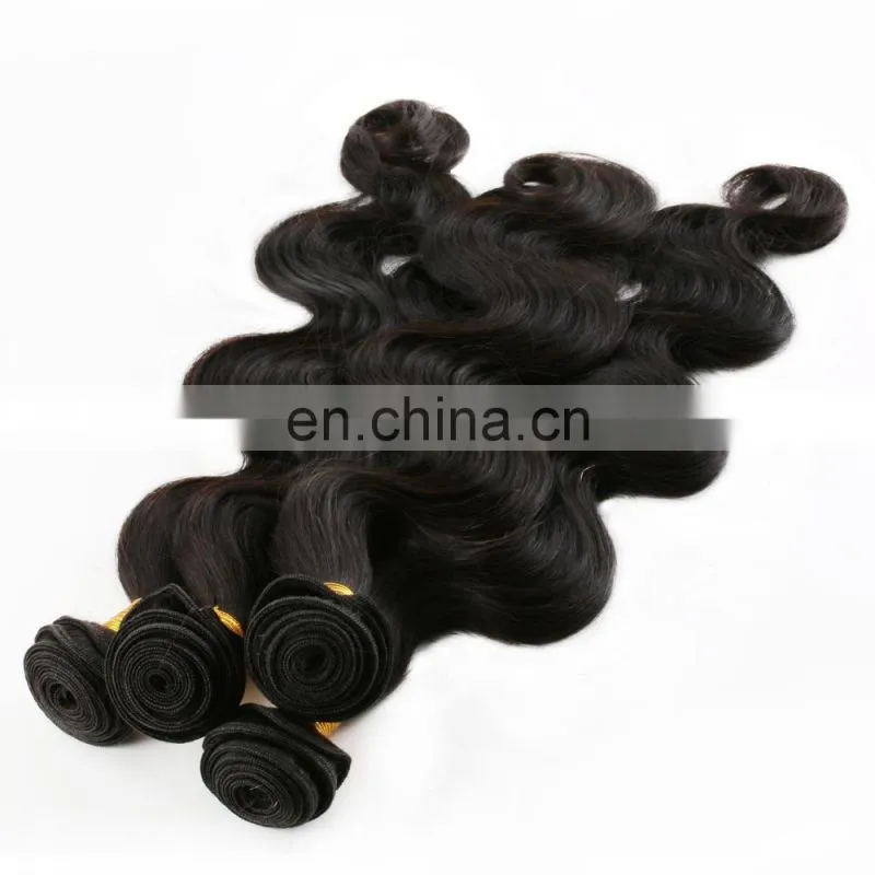 Factory Stock Wholesale Virgin Brazilian Sew In Human Hair Extensions body wave human hair