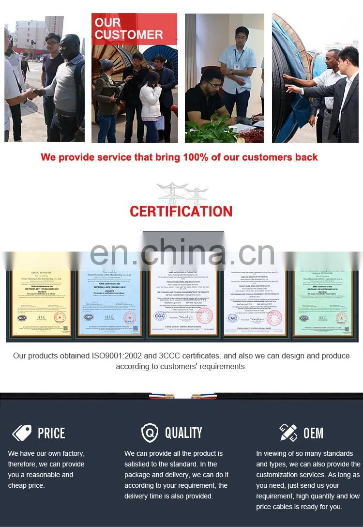 Best price 10KV aluminum or aluminum alloy conductor XLPE Insulation Overhead Application MV ABC Aerial Bundle Cable