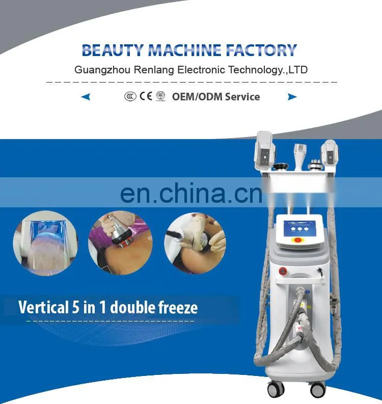 2022 new Item two cryo handles work at the same time 360 Cryo Slimming Machine double chin removal