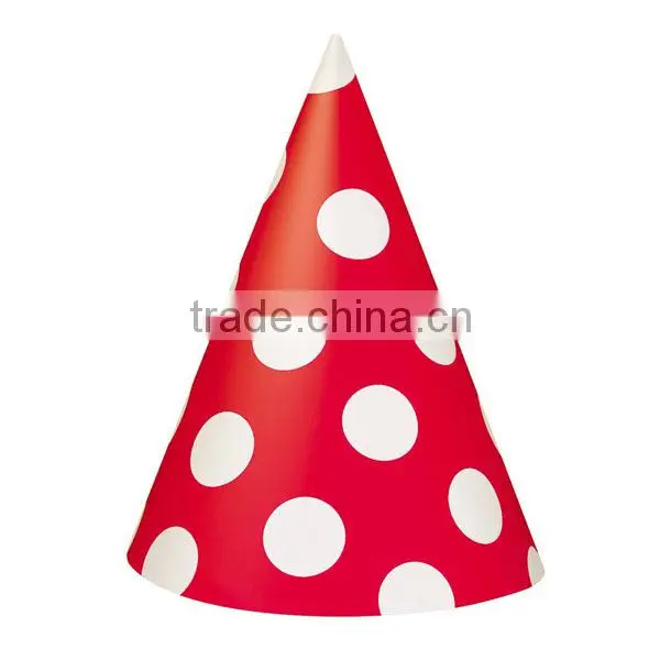 Polka Dot Party Hats (Pink) SB006