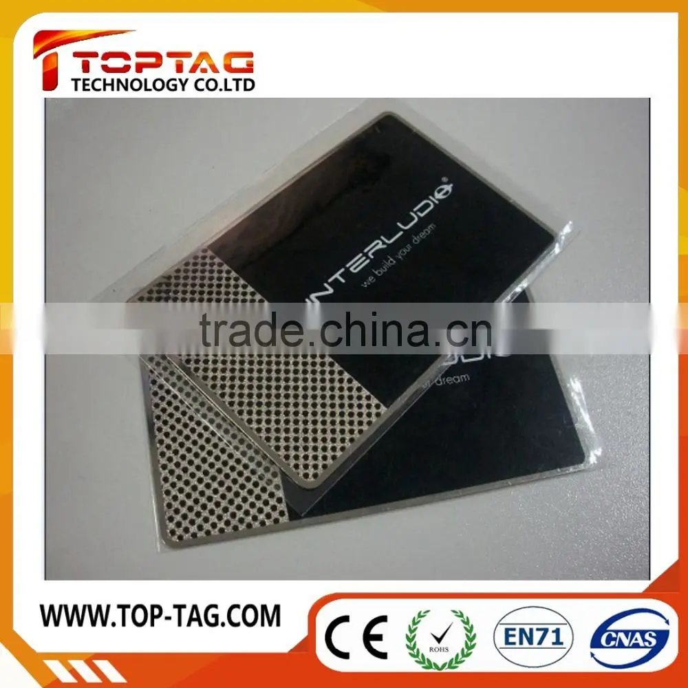 QR code stainless steel business cards/Metal cards (China Manufacturer)