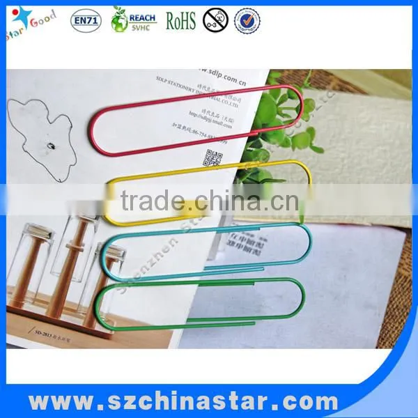 Beautiful design promotional striped paper clips
