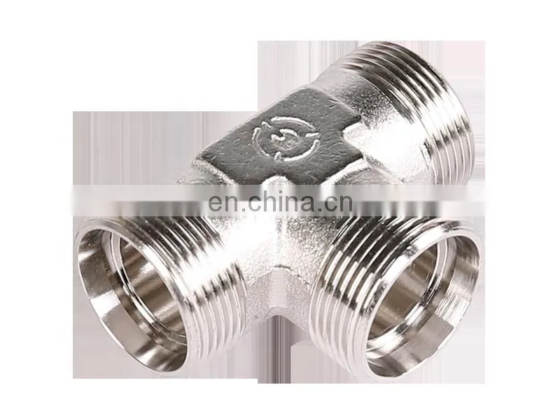 wholesale T QHH3745.2 SS304 SS316 stainless steel pipe fitting quality tee pipe fitting