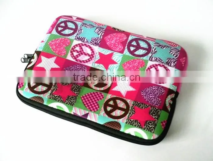 Custom neoprene laptop sleeve without zipper