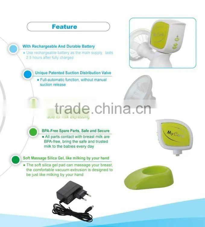 Electric Massage Breast Pump BPA-Free