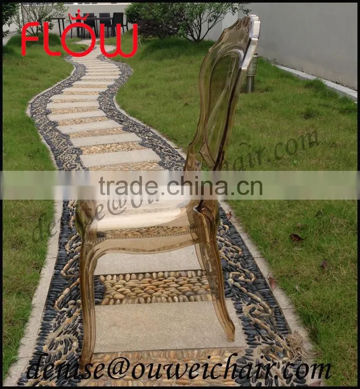 modern plastic resin dining chair