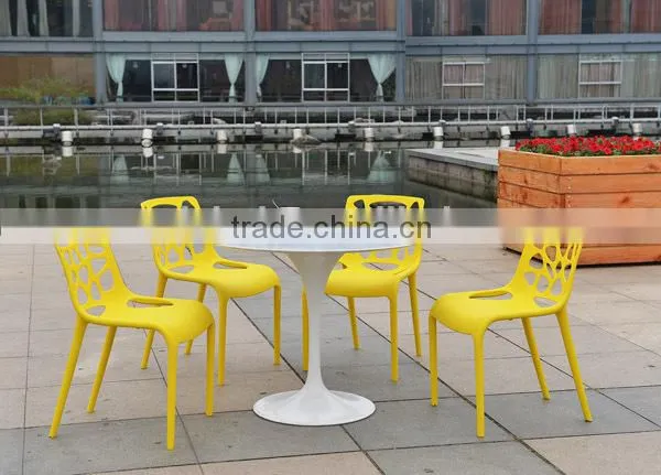 Modern Colorful PP Plastic Stackable Dining home Chair