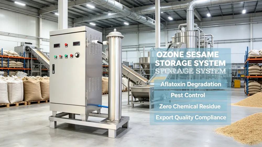 Ozone Disinfection Storage vs Chemical Fumigation: The Best Preservation Solution for Export Sesame
