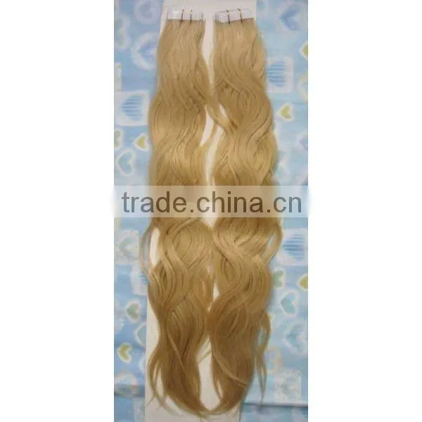 Hand Tied Weft Hair Extension ,PU Weft, Skin Weft Seamless Hair Extensions