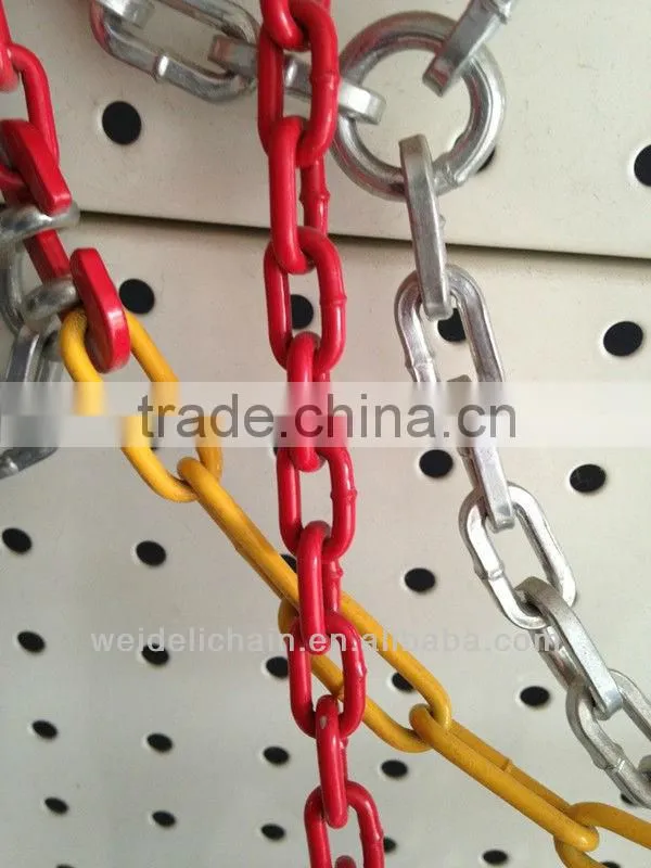 chains in plastic plastic chain