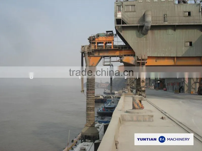 bulk material ship loader system