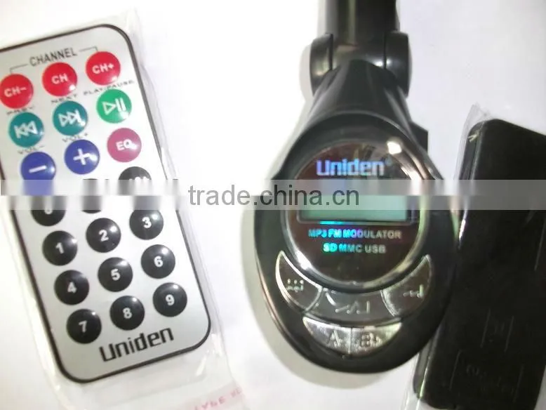 Most popular China Style cigarette lighter car mp3 fm modulator player with competitive price