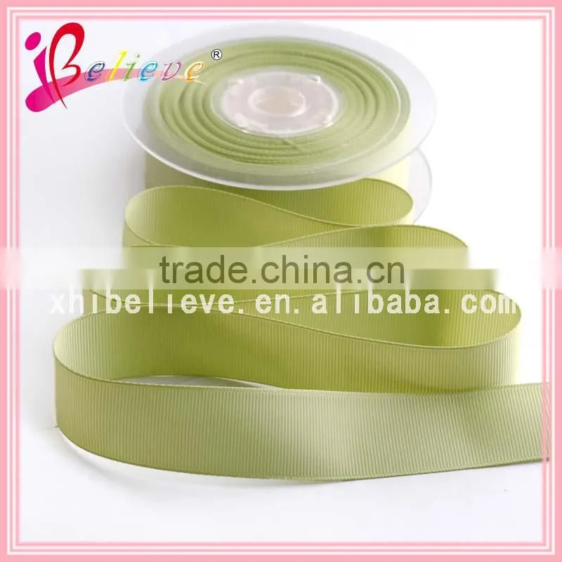 Wholesale DIY accessories 2 inch wide grosgrain yellow ribbon