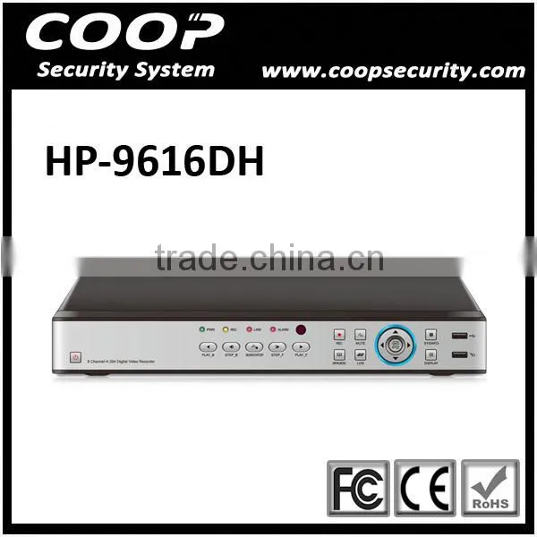 Cheap DVR 16CH Full Real Time 1080P CIF Full D1 CMS H.264 8CH Network DVR