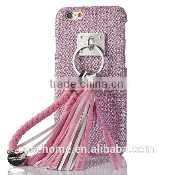 Tassels FUR Golden Back Case for iphone 6 Protective Cover Case
