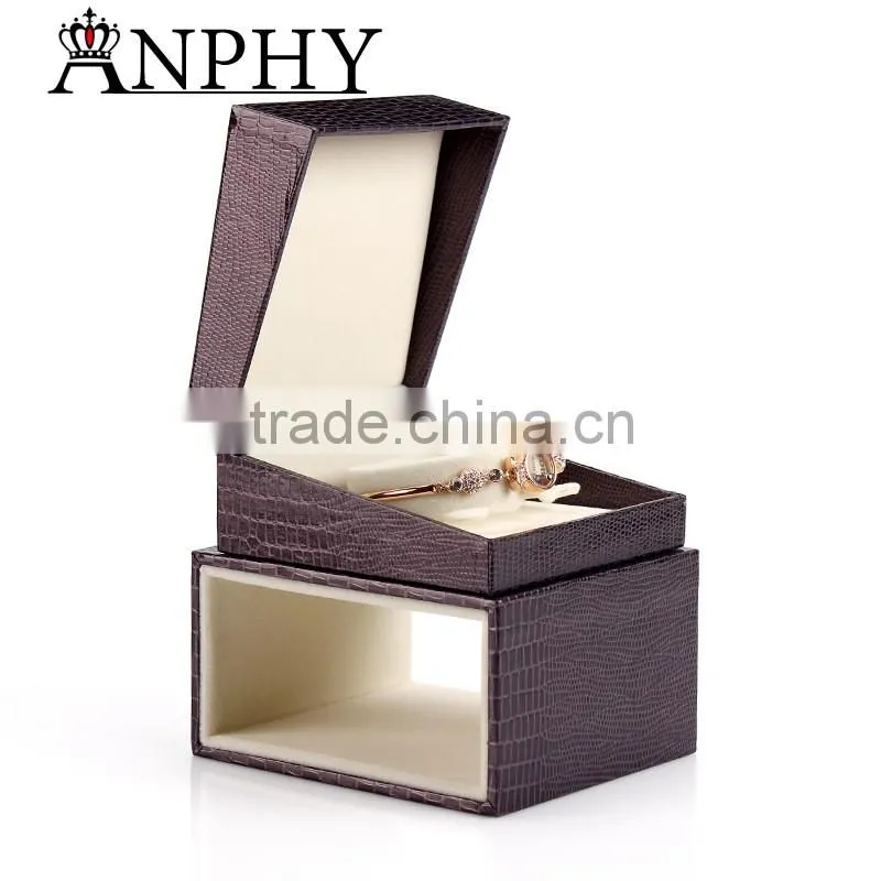 C119-2 ANPHY Rectangle Fancy Lizardstripe Bracelet Box 55*58*52mm