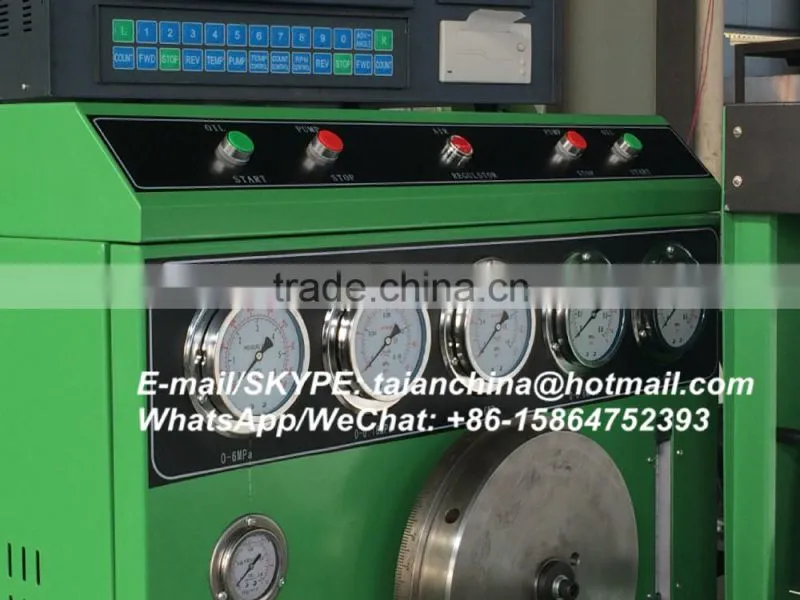 NT3000 diesel injection pump test bench green color