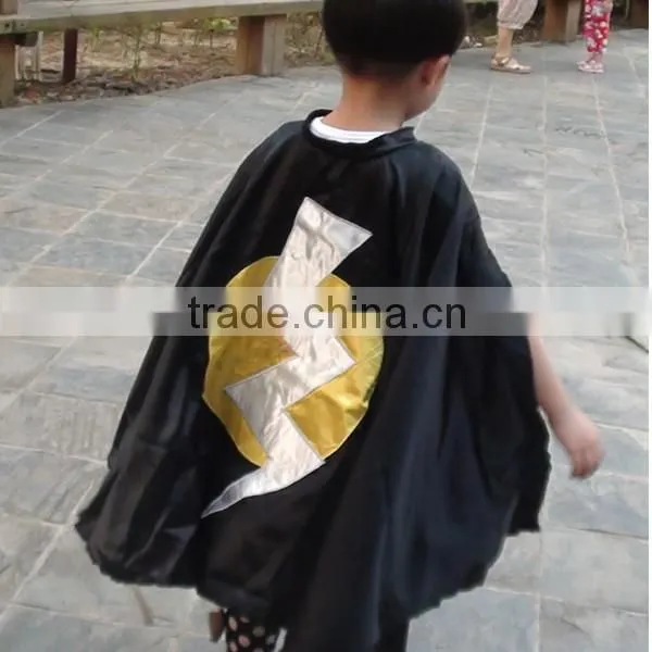 2016 Children capes superhero cape for girl satin wholesale capes