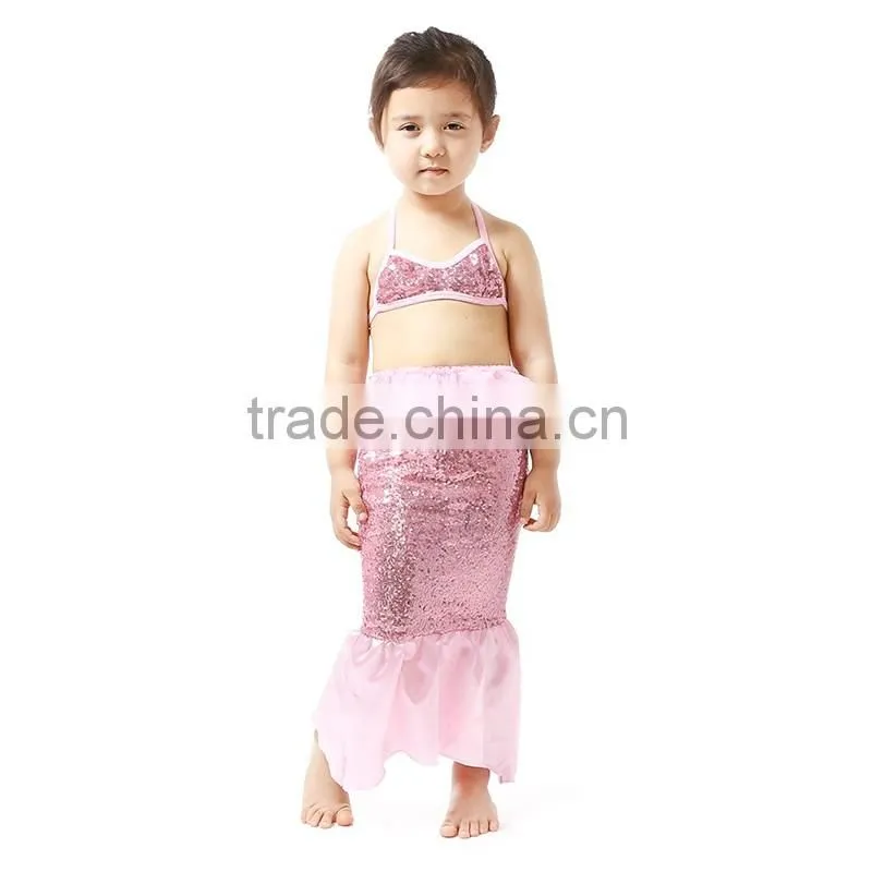 Wholesale two piece bra and mermaid tail swimsuit sexy bikini for girls