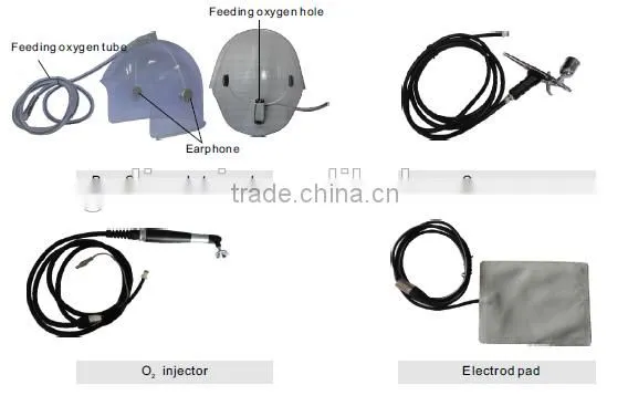 New facial care oxygen machine/multipolar RF 40k cavitation bio-photon hyperbaric oxygen skin care machine