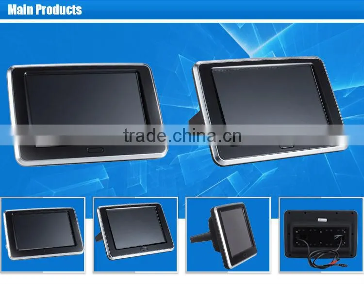 9inch car rear android monitor touch taxi built in car entertainment system