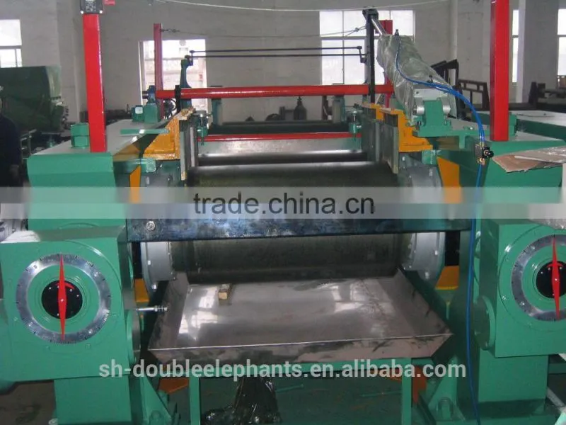 Rubber refiner mixing mill