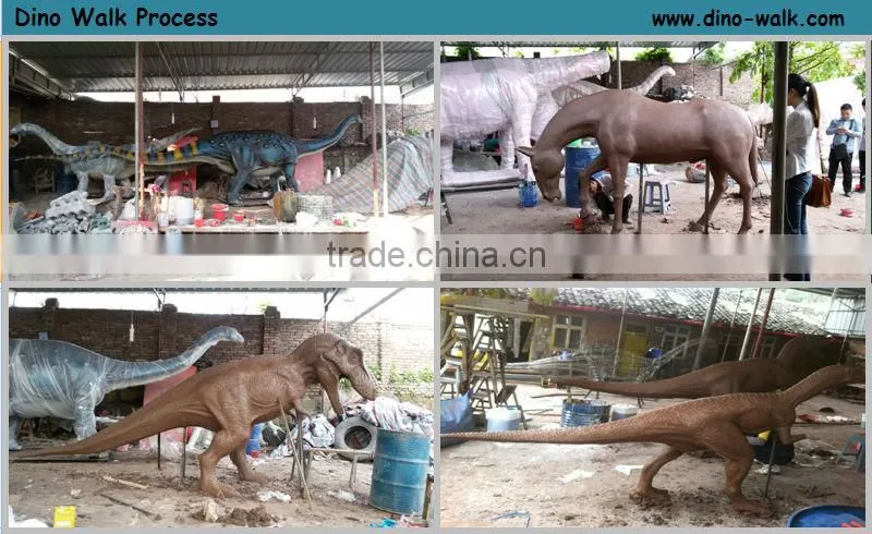 Theme park equipment fiberglass dinosaur 8m
